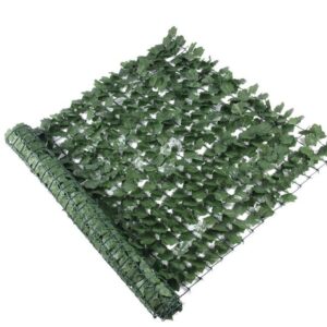 PRIVACY FENCE W LEAVES PLAS GREEN 1.5X3M