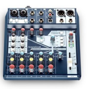 Soundcraft Notepad-8FX - Analogowa konsoleta mikserska, procesor efektów