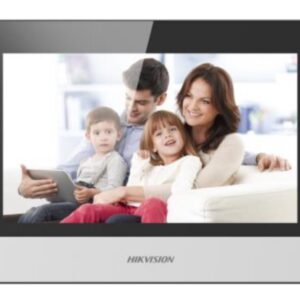 Hikvision DS-KH6320-WTE1 vaizdo telefonspynės sistema 17,8 cm (7") Juoda, Sidabras - Image 2