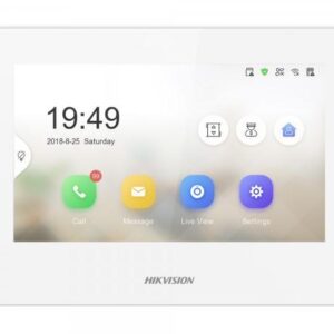 Hikvision DS-KH6320-WTE1-W vaizdo telefonspynės sistema 17,8 cm (7") Balta - Image 2