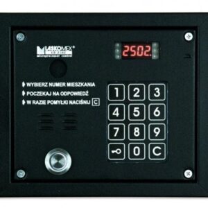 Laskomex CP-2503TP black Audio panel with key reader "Dallas"