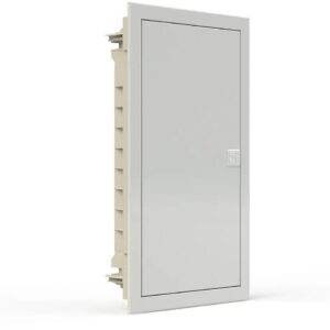 Installation housing plastic, metal doors, flush