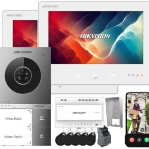Zestaw wideodomofonowy Hikvision 2-wire DS-KIS705EY/2Monitors - Image 1