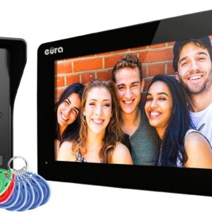 Video door phone EURA VDP-76A3 black monitor
