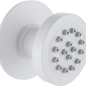 Concealed round shower nozzle