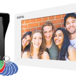 Video intercom white monitor EURA VDP-76A3