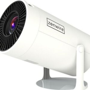 Nešiojamas projektorius „Zenwire R1“ su „Full HD“, „Android“, „Wi-Fi“ ir „Bluetooth“ bei pasukamu ekranu
