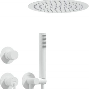 Concealed shower set with overhead shower - Image 1
