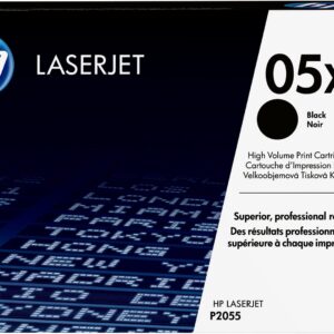 HP 05X High Yield Black Original LaserJet Toner Cartridge tonerio kasetė 1 vnt Originalus Juoda - Image 2