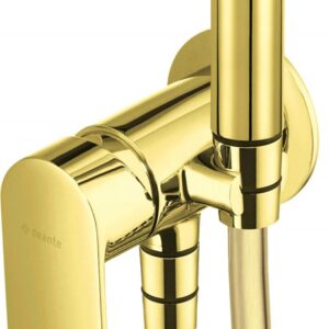 Concealed bidet mixer with bidetta shower head
