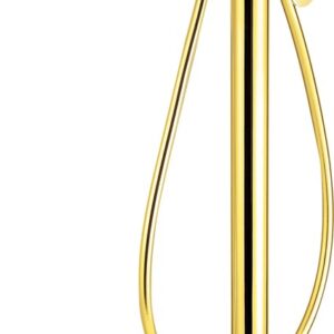 Freestanding bathtub mixer with shower set