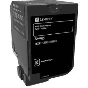 Lexmark 74C20K0 tonerio kasetė 1 vnt Originalus Juoda - Image 3