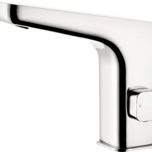Touchless washbasin mixer with temperature control - 4xAA - Image 1