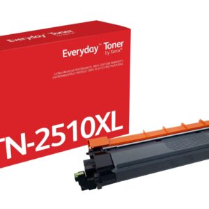 Everyday™ Black Toner by Xerox compatible with Brother TN2510XL, High capacity - Image 1