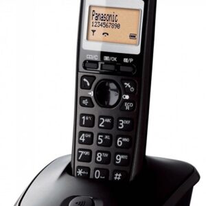 Panasonic KX-TG2511 DECT telefonas Skambintojo ID Juoda - Image 3