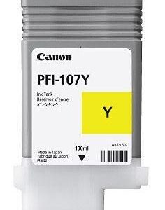 Canon PFI-107Y rašalo kasetė 1 vnt Originalus Geltona - Image 2