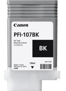 Canon PFI-107BK rašalo kasetė 1 vnt Originalus Juoda - Image 2