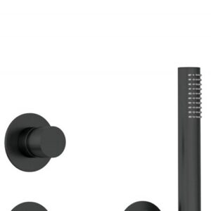 Concealed shower set with hand shower