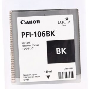 Canon PFI-106 BK rašalo kasetė 1 vnt Originalus Foto juoda - Image 2