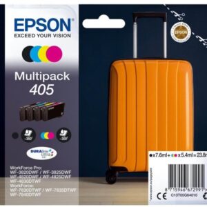 Epson 405 DURABrite Ultra Ink rašalo kasetė 1 vnt Originalus Standartinė išeiga Juoda, Žydras, Rausvai raudona, Geltona - Image 2