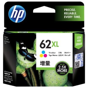 HP 62XL High Yield Tri-color Original Ink Cartridge - Image 2
