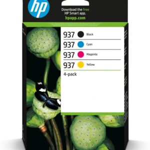 HP 937 CMYK Original Ink Cartridge 4-Pack - Image 2