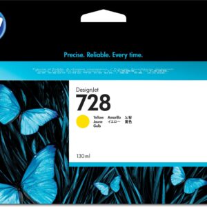 HP 728 130-ml Yellow DesignJet Ink Cartridge - Image 3