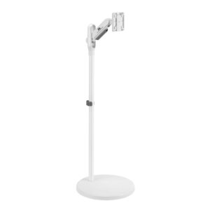 Mobilny stojak podłogowy na monitor/TV Maclean, sprężyna gazowa, 17"-35", 2-10kg, biały, MC-970W - Image 2