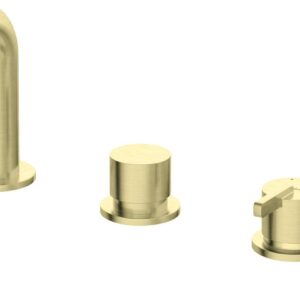 4-hole bathtub mixer with shower set - Image 1