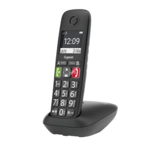 Gigaset E290 Analoginio ryšio / DECT telefonas Skambintojo ID Juoda - Image 2