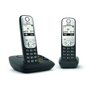 Gigaset A690A Duo Analoginio ryšio / DECT telefonas Skambintojo ID Juoda - Image 3