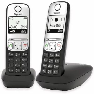 Gigaset A690 Duo Analoginis telefonas Skambintojo ID Juoda, Sidabras - Image 3