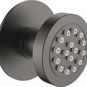 Concealed round shower nozzle