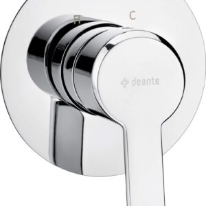 Built-in shower faucet without diverter