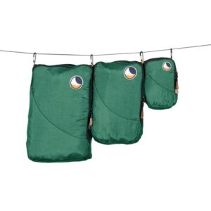 Zestaw 3 organizerów podróżnych TTTM Petrol Green