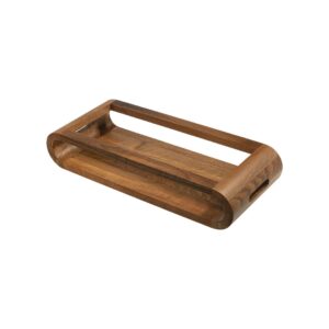 Double-sided walnut wood tray Artelegno VASD - 37 cm - Image 1