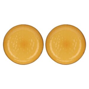 Set of 2 Concerto Ocra Round Bowls - Yellow, 30 cm - Image 1
