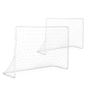 Du futbolo vartai su tinklu 180x122 cm, MOVEPRO