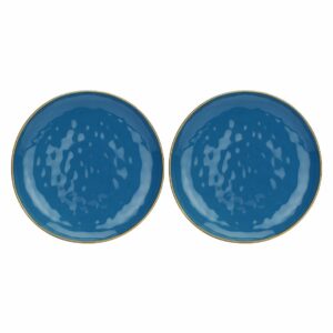 Set of 2 Concerto Blu Avio Round Platters - Navy Blue, 32 cm - Image 1