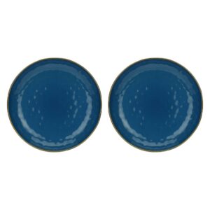 Set of 2 Concerto Blu Avio Round Bowls - Navy Blue, 30 cm - Image 1