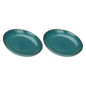 Set of 2 Concerto Ottanio Round Bowls - Blue-Green, 30 cm - Image 1