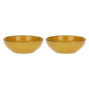 Set of 2 Concerto Ocra Salad Bowls - Yellow, 26 cm - Image 1