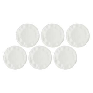 Set of 6 dinner plates 28 cm - Image 1