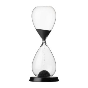 RITUALI DOMESTICI SCORRENDO Hourglass black 11 x 32 cm - Image 1