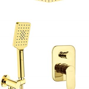 Concealed shower set