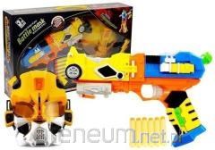 Foam Dart Gun Robot 2in1 Mask 5090 Lean Toys