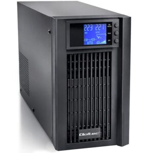 Qoltec Zasilacz awaryjny UPS Pure Sine Wave | 3kVA | 2400W | AVR | LCD | Czysty Sinus