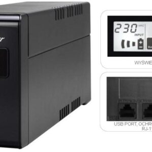 PowerWalker VI 600 SW FR nepertraukiamo maitinimo resursai (UPS) „Line-Interactive“ 0,6 kVA 360 W 2 AC išvestis(ys / čių) - Image 3