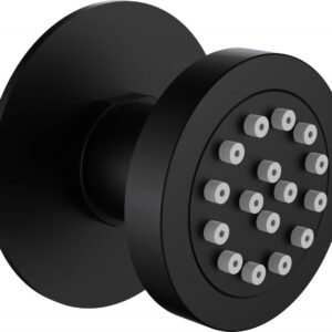 Concealed round shower nozzle