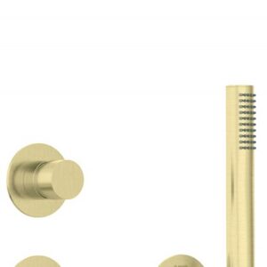 Concealed shower set with hand shower